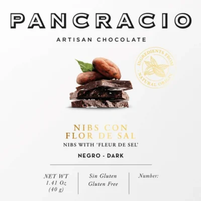 Chocolate Negro con Nibs y Flor de Sal | Pancracio