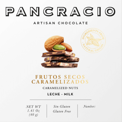 Chocolate con Leche y Frutos Secos Caramelizados | Pancracio
