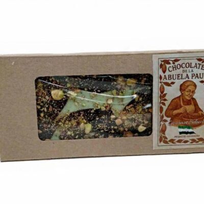 Tableta de Chocolate con Pistachos | Chocolates de la Abuela Paula