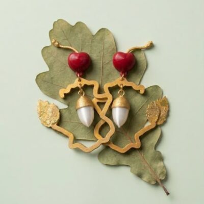 Pendientes Raíces Cereza | Masara